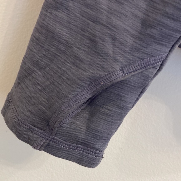 Athleta Asymmetrical Zip Up Cowl Neck Pullover Sweatshirt Large - Picture 4 of 6